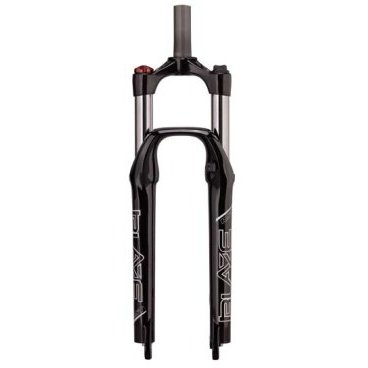Вилка велосипедная RST Blaze TNL, 26, пружинно-эластомерная, V+D, черная, 6-405