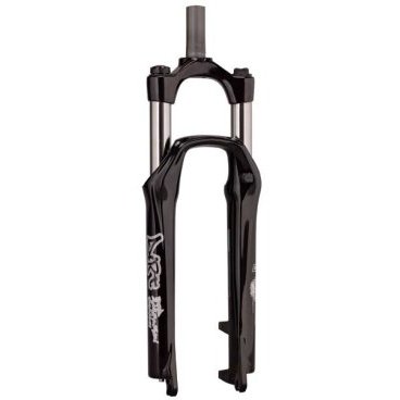 Вилка велосипедная RST Dirt RA, 26, пружинно-эластомерная, черная, 6-409