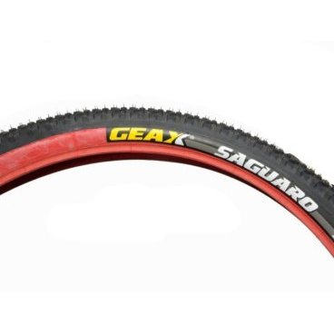 Покрышка для велосипеда GEAX 29"х2.0 (52-622) SAGUARO высокий 790г черно-красная 11-903