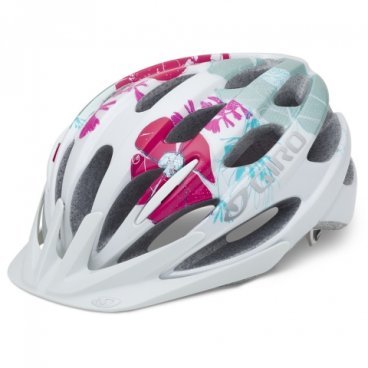 Детский шлем велосипедный Giro RAZE white/pink wailua 50-57 см