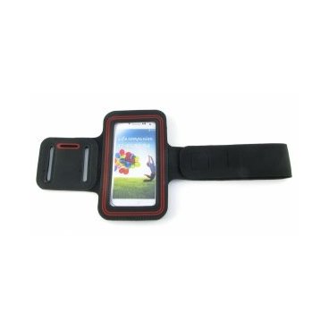 Держатель-чехол водозащитный Vinca Sport, на руку, для Galaxy S3, i9300, чёрный с красным, AM 04 black/red