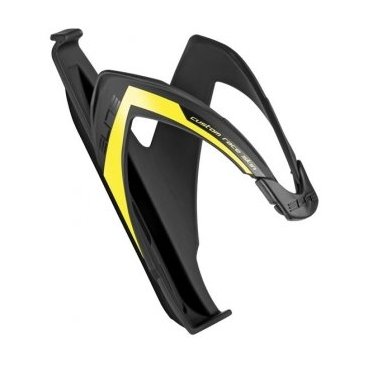 Флягодержатель Elite, Custom Race, fiberglass, черный, логотип желтый, EL00 616 113