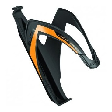 Флягодержатель Elite, Custom Race, fiberglass, черный, логотип оранжевый EL00616112