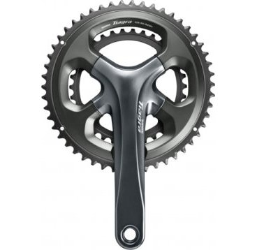 Фото Система шатунов велосипедная Shimano Tiagra, 4700, 175мм, 50/34T без каретки, для 10 скоростей (EFC4700EX04)