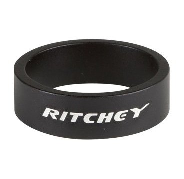 Фото Кольцо проставочное RITCHEY, 1-1/8"х10мм, чёрное, алюминий, комплект 10 штук, PRD14637