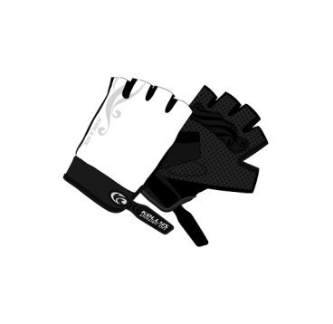 Фото Велоперчатки женские KELLYS SUNNY short, белые, Gloves SUNNY short, White, XL