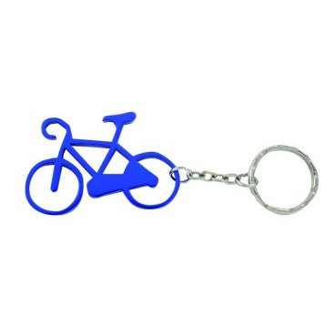 Брелок VENTURA для ключей "велосипед" алюм. цвета в ассорт. УПАКОВКА 12 ШТУК НА БЛИСТЕРЕ, 5-719910