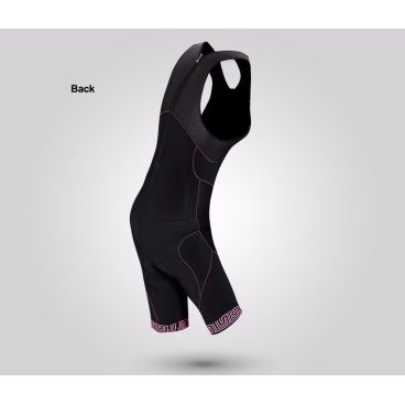 Комбинезоны Santic, стартовый женский костюм для триатлон, лямки, размер M, черно-розовый, L5C03008HM