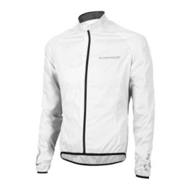 Фото Куртка влагозащитная Kross RAIN JACKET, размер M, белый, T4COD000253MWH