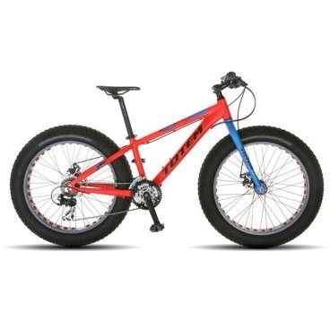 Подростковый велосипед Totem 2017, размер рамы 13", 21 скорость, красно-синий, T16B802B