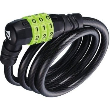 Велосипедный замок Merida 3 Digits Combination Cable Lock GHL-120, тросовый, кодовый, 900 х 8мм, 2134002004