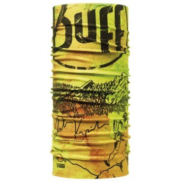 Велобандана BUFF HIGH UV PROTECTION BUFF ANTON, см: 53cm/62cm, желтая, 105870.00