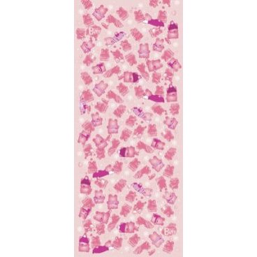 Велобандана BUFF TUBULAR BABY BUFF BEAR PINK, розовая, б/р:one size, 30177