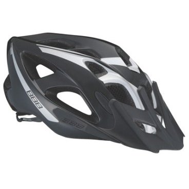 Шлем велосипедный BBB helmet Elbrus, L, серебристо-черный, 18 вентиляционных отверстий, BHE-34