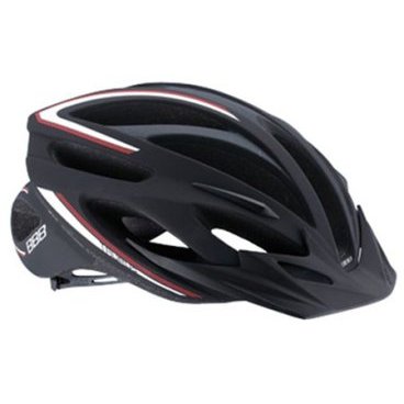 Шлем велосипедный BBB Taurus, размер L, черно-красный, 16 вентиляционных отверстий, BHE-26_2632