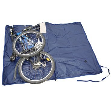 Фото Чехол-тент M-Wave для переноски велосипеда синий р-р XL (рамы 18-21", колеса 20"-28"), 10-004