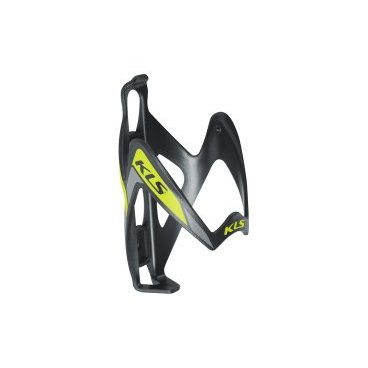 Флягодержатель велосипедный KELLYS PATRIOT, поликарбонат, вес 33г, чёрный/салатовый., 92713