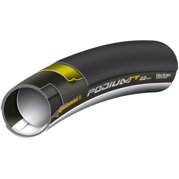 Покрышка велосипедная Continental Podium TT Tubular, 28"x25mm, 245гр, черная, 01962430000