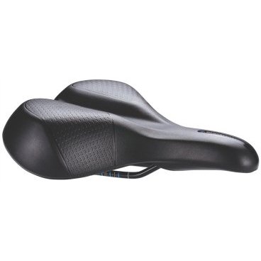Фото Седло велосипедное BBB ComfortPlus, комфортное, 210x270mm, черное, BSD-101