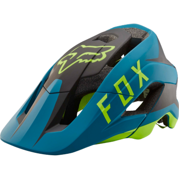 Козырек к шлему Fox Metah Flow Visor Teal, синий, пластик, 20307-176-OS