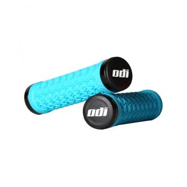 Грипсы велосипедные SDG/ODI Lock-On Grip Bright, кретон, голубые, D30SDAQ-B