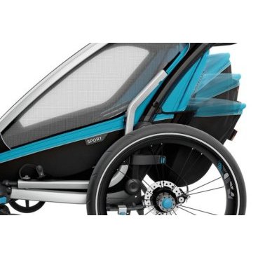 Коляска детская, мультиспортивная Thule Chariot Sport 2, голубой, 10201003