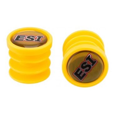 Фото Заглушки руля ESI Logo, пластик, желтый, BP1YL