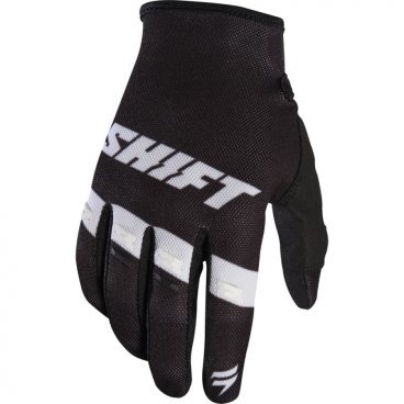 Велоперчатки Shift White Air Glove, черно-белые, 2017, 19098-018-L
