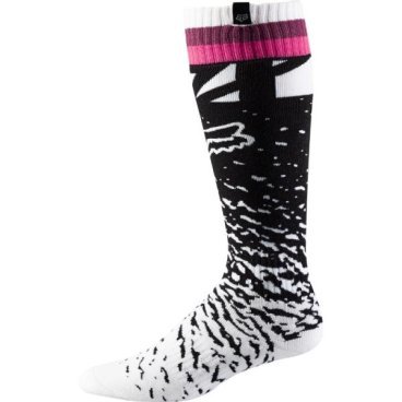 Носки женские Fox MX  Sock, женские, черно-розовый, 2018, 20027-285