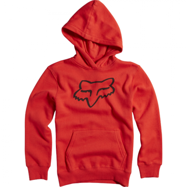 Толстовка подростковая Fox Youth Legacy Pullover Fleece, красный 2016