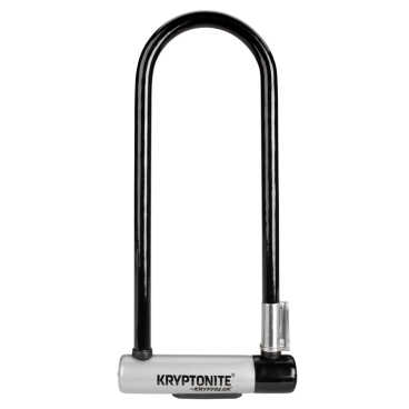 Велосипедный замок Kryptonite KRYPTOLOK LS + BRKT U-lock, на ключ, серый, 720018002048