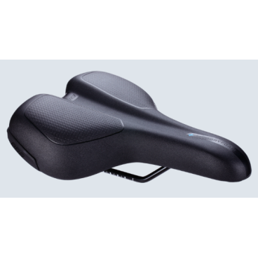 Седло велосипедное BBB TouringPlus Active ergonomic saddle memory foam steel черный б/р, BSD-116