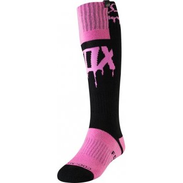 Носки женские Fox Mata Drip MX Womens Sock, черно-розовый, 2019, 21800-285-OS