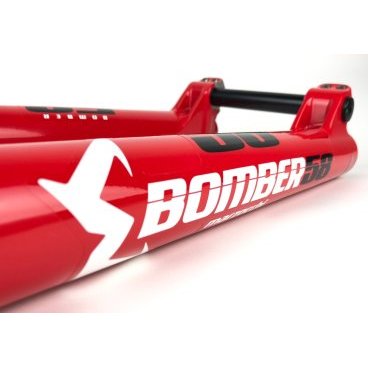 Вилка велосипедная Marzocchi Bomber Z1, 27,5", 180 мм, красная, 110 x 15 мм, 912-01-012