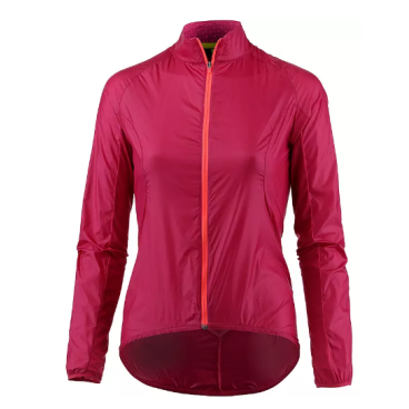 Куртка велосипедная MAVIC SEQUENCE W, женская, бордовая, 2018, 401865