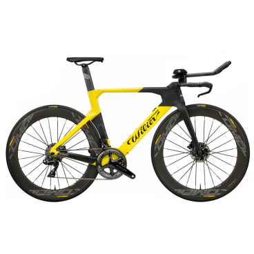 Шоссейный велосипед Wilier Turbine Crono Ultegra Di2 Disc Cosmic Elite, 2019 желтый