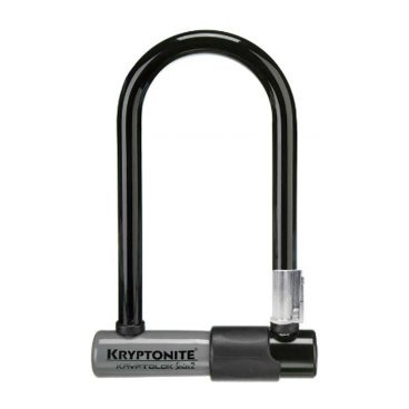 Велосипедный замок Kryptonite U-locks New York LS, U-lock, на ключ, 13 х 82 х 178 мм, серый, 66784