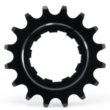 Фото Звезда задняя велосипедная Garbaruk single speed, 14T, алюминий, черный, 4820000011419