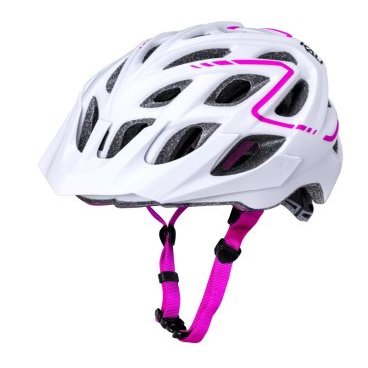 Фото Шлем велосипедный KALI TRAIL/MTB CHAKRA PLUS, матовый бело-розовый 2019, 02-192160