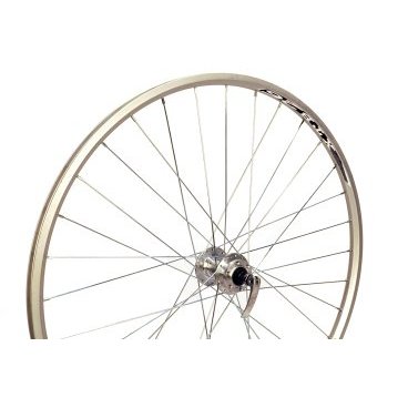 Фото Колесо велосипедное STARK 27.5" MTB, заднее, двойной обод XTB-26, алюминиевый сплав, серебро