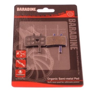 Колодки тормозные Baradine, для гидравлических дисковых тормозов Avid Juicy, DS-11