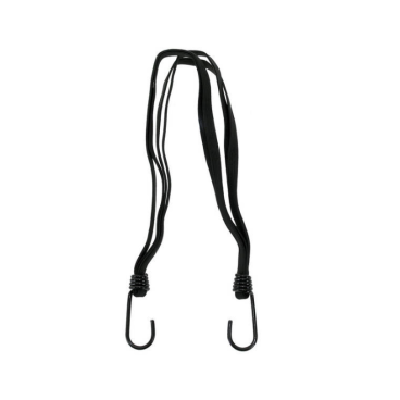 Ремень эластичный Messingschlager с крючками для багажа, черный, 60 см, 781057