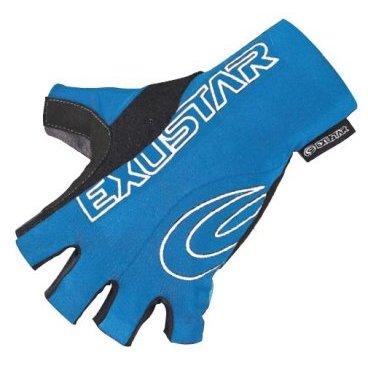 Велоперчатки EXUSTAR CG970, синий, CG970-BL