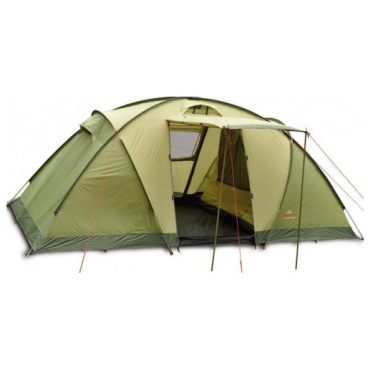 Фото Палатка четырехместная PINGUIN Base Camp, зеленый, 77455