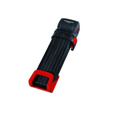 Фото Велосипедный замок TRELOCK  FS 300 TRIGO L, сегментный, на ключ, с держателем ZT 300, 1000 мм, красный, 8004539