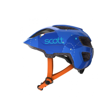 Шлем велосипедный SCOTT Spunto Kid blue/orange onesize, 50-56 см, 2019, 270115-1454