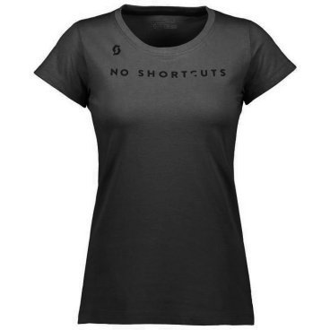 Фото Футболка женская SCOTT 10 No Shortcuts, короткий рукав, dark heather grey(темный серый), 2018, 240131-3759