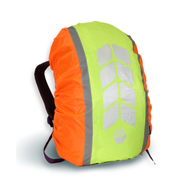 Чехол на рюкзак COVA/PROTECT "МИКС", цвет лимон-оранжевый, объем 20-40 л, FOP55500