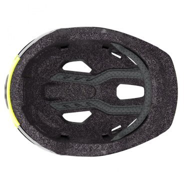Шлем велосипедный подростковый SCOTT Spunto Junior Plus black/yellow RC onesize, 270157-4330
