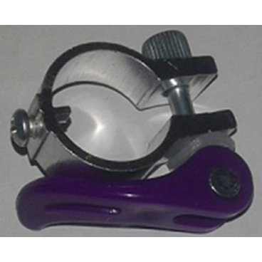 Фото Зажим-эксцентрик рулевой трубы для детского самоката 25.4мм, фиолетовый